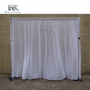 Wholesale Event Party Decoration Aluminium <b>Flower</b> Shimmer <b>Wall</b> Photo Wedding Stage Backdrop Stand of Adjustable Pipe and Drape - Product Image 3
