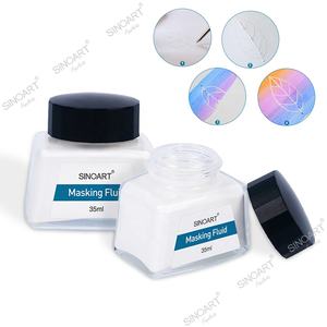 Gomme à dessin SINOART 35 ml, fluide de masquage pour la peinture à l'aquarelle et divers projets artistiques, dissolvant liquide pour frisket - Product Image 1