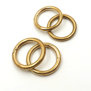Trang sức phụ kiện Vòng Cổ Vòng đeo tay phần cứng kích thước khác nhau kim loại mở O Vòng mùa xuân O khóa rắn brass mùa xuân O Ring - Product Image 4