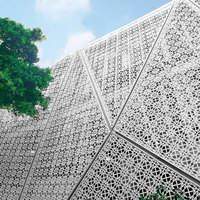 Panel de Fachada de Aluminio Cortado con Láser para Proyectos Arquitectónicos