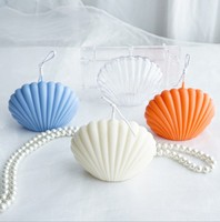Molde Grande para Velas con Forma de Concha, Moldes 3D Hechos a Mano para Fabricación de Velas