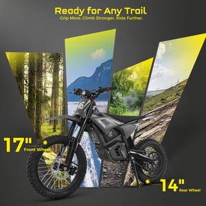 Em5 Ultra <b>72v</b> 56mph Full Size Dirt Bike Youth Pit This is Built for Riders Aged 16 and Above Combining a Dura - Product Image 5