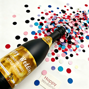 Canon à Confettis Bouteille de Champagne - Canon de Fête pour Cérémonies d'Ouverture, Anniversaires, KTV, Bars et Célébrations - Offre Spéciale - Product Image 3