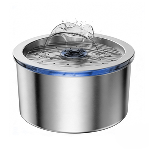 2.2L Smart Pet <b>Water</b> <b>Dispenser</b> Filtration System Eco-Friendly Design Multi-stage Circulation 304 Stainless Steel - Product Image 1