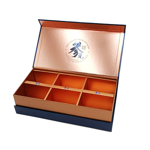 Caja de Regalo Magnética de Cartón Reciclable Personalizada con Logotipo Impreso, de Grado Alimenticio, con Relieve, para Empaque de Sushi y Azúcar - Product Image 1