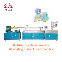 Machine de recyclage et d'extrusion de filament d'imprimante 3D PLA avec moteur à vis simple pour applications de films et de fils