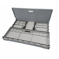 Boîte pliable logistique de haute qualité, empilable, emboîtable, écologique, en plastique, avec couvercle