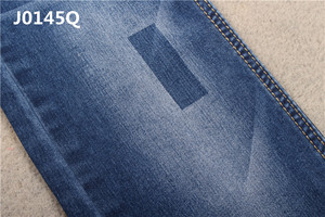 10,4 oz gran densidad de spandex de pantalones de mezclilla tela para mujer 4/1 azul añil oscuro barato tejido denim - Product Image 4