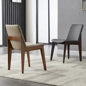Современная мебель для дома и гостиницы в скандинавском стиле на заказ, оптовая продажа, простой тканевый стул для обеденной комнаты из ясеня