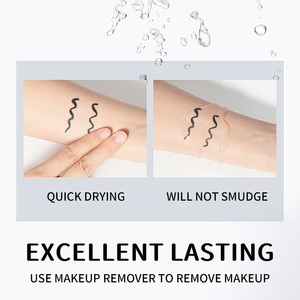 Crayon Eyeliner Liquide Ultra Fin Imperméable Longue Tenue Anti-Bavures Noir pour Maquillage des <span class=keywords><strong>Yeux</strong></span> - Product Image 6