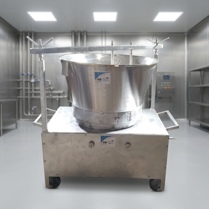 Machine électrique de fabrication de Khoya par raclage planétaire, marmite de cuisson de Mawa, évaporateur de lait inclinable, mélangeur alimentaire 100L - Product Image 2