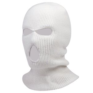 Pasamontañas de Neón Rosa Personalizado, Máscara de Esquí Tejida con 3 Orificios, Bordado, con Gorro para Deportes - Product Image 1