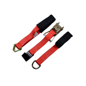 Nouveau produit Kits de levage de roue de transporteur de <span class=keywords><strong>voiture</strong></span> rouge 10000lbs sangle <span class=keywords><strong>d</strong></span>'essieu <span class=keywords><strong>d</strong></span>'<span class=keywords><strong>arrimage</strong></span> de chariot de remorquage avec crochet plat et <span class=keywords><strong>anneau</strong></span> en <span class=keywords><strong>D</strong></span> pour pneu sécurisé - Product Image 6