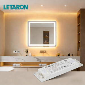 Driver LED Singolo Letaron Classe 2/CUL/FCC AC-DC 120VAC 12V/<span class=keywords><strong>24V</strong></span> 6W/<span class=keywords><strong>12W</strong></span>/24W IP20 Impermeabile per Illuminazione Stradale e Fari, Alimentatore in Plastica - Product Image 1