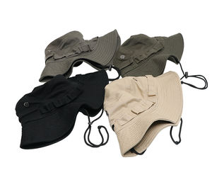 ALLCH açık güneş dayanıklı moda tuval pamuk kadın ve erkekler Packable seyahat balıkçı kova şapka - Product Image 3