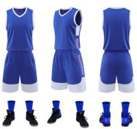 Ensembles de maillots de basketball imprimés les plus vendus, nouveau design, respirant, séchage rapide, antibactérien, uniforme de basketball adapté pour