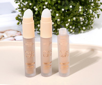 Vente en gros de correcteur crème longue durée, imperméable, à forte couvrance, avec éponge, pour tous les types de peau