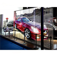Fenêtre verre film immersif écran 3d couleur vidéo Transparent LED affichage intérieur LED mur