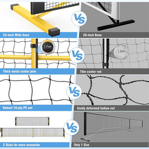 Cadre <span class=keywords><strong>de</strong></span> filet <span class=keywords><strong>de</strong></span> <span class=keywords><strong>volley</strong></span>-ball <span class=keywords><strong>de</strong></span> plage d'extérieur portable, gonflable, en matériau PE, standard pour l'entraînement et la compétition - Product Image 6