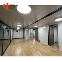 Meilleure vente maison mobile 3 1 de 40 pieds à assemblage facile maison conteneur préfabriquée extensible en acier panneau sandwich de villas de 4 chambres à coucher