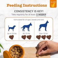 Bonbons gélifiés 8-en-1 - Complément articulaire à la glucosamine, chondroïtine et probiotiques - pour chiens - Vitamine pour chien - Complément alimentaire pour animaux de compagnie