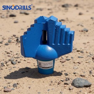 מקדחי סלע מקצועיים, ייצור מקדחי טונגסטן קרביד בעלי <span class=keywords><strong>3</strong></span> כנפיים, מקדח צעד-בצעד 5 אינץ' (127 מ\\\"מ) - Product Image 1