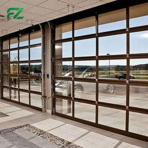 <span class=keywords><strong>Porte</strong></span> <span class=keywords><strong>de</strong></span> <span class=keywords><strong>garage</strong></span> en verre <span class=keywords><strong>de</strong></span> style moderne avec télécommande et cadre en aluminium <span class=keywords><strong>automatique</strong></span> pour usage résidentiel - Product Image 3