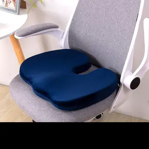 Ev ergonomik bellek pamuk ofis koltuğu yastık araba ve ofis koltuğu siyatik ve sırt ağrısı rahatlama için