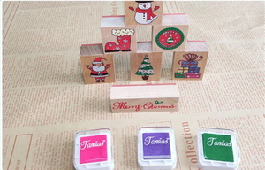 <span class=keywords><strong>Tampon</strong></span> journal en bois personnalisé pour enfants kit <span class=keywords><strong>de</strong></span> tampons en caoutchouc enseignant bébé jouet scrapbooking animal noël <span class=keywords><strong>ferme</strong></span> tampons en bois ensemble - Product Image 2