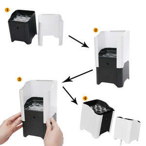 AOPU Atacado 9pcs12W 6 em 1 Luzes LED Sem Fio com Bateria para Uso Externo - Product Image 4