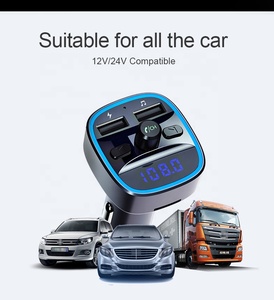 AGETUNR-cargador USB inalámbrico T25 para coche, reproductor de <span class=keywords><strong>Radio</strong></span> MP3, Kit de manos libres de alto rendimiento, <span class=keywords><strong>Bluetooth</strong></span>, transmisor FM con luz, <span class=keywords><strong>Amazon</strong></span> - Product Image 4
