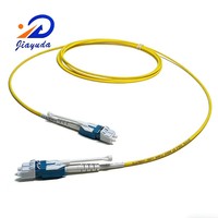 Cordon de brassage fibre optique Elite Uniboot LC Duplex SM G.652D G.657A1 G.657A2 à gaine simple pour interconnexion haute densité de centre de données