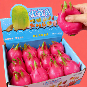 Jouet sensoriel anti-stress tendance en forme de fruit du <span class=keywords><strong>dragon</strong></span>, souple <span class=keywords><strong>et</strong></span> moulable, à remontée lente, pour soulager l'anxiété <span class=keywords><strong>et</strong></span> la décompression, cadeau idéal - Product Image 1