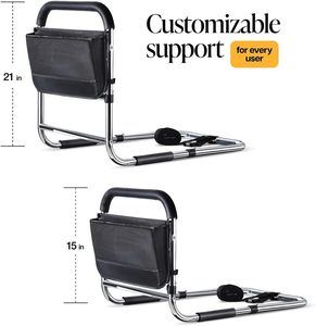 Barandilla de <span class=keywords><strong>Cama</strong></span> Ajustable en Altura, Aprobada por ASTM: Soporte Seguro para una Asistencia Tranquila - Product Image 4
