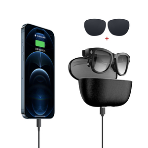 Kính thông minh AI Sanvnet GS5 MAX <span class=keywords><strong>2025</strong></span> mới nhất với hộp sạc, camera 8MP 4K, WIFI, kính video thông minh, hỗ trợ dịch thuật - Product Image 4