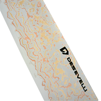 Couteau de chef professionnel japonais en acier Damas avec manche en résine, lame en acier inoxydable affûtée, design moderne – Vente directe usine