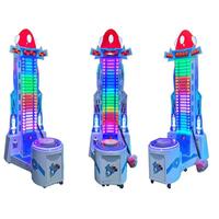 Machine de jeu d'arcade Hammer Strength sur le thème des fusées, jeu de frappe à monnayeur pour enfants pour parc d'attractions