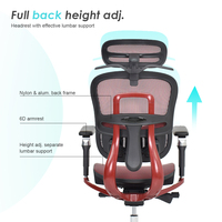 Fauteuil de bureau ergonomique robuste avec support lombaire réglable et respirant, pivotant à 360° °   Chaise de bureau de direction