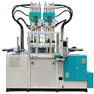 Micro small mini desktop vertical 45g making plastic mold mould moulding zipper head puller injection molding machine