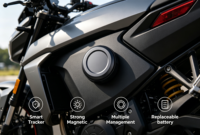 Mini traceur GPS intelligent avec contrôle par application, historique de localisation et alarme de géolocalisation