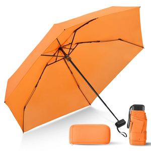 Parapluie de poche pliable ultra-léger 5 plis pour femme, protection UV, idéal pour les voyages, vente en gros - Product Image 1