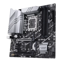 La carte mère ASUS PRIME Z790M-PLUS D4 prend en charge les processeurs Intel 13e et 12e cœurs avec 4 ports SATA 6 Gb/s 1 DisplayPort