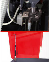 LOGINFLY GB4028 Scie à ruban semi-automatique Affûteuse de lame industrielle Machine à découper horizontale pour métal et aluminium