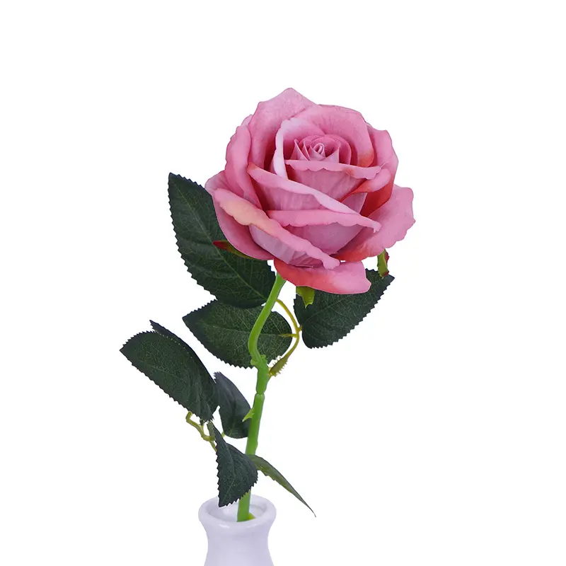 Rose d'automne fleur d'automne artificielle Rose fleur de velours Rose poussiéreuse fleurs artificielles en vrac