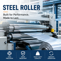 Rouleau de pression en caoutchouc à âme en acier, direct usine, revêtement antiadhésif, pour imprimante laser et copieur, durable, CE ISO
