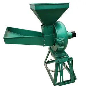Otomatik baharat freze makinesi, kırıcı mısır kullanılan/tahıl değirmen makinesi/mısır taşlama makinesi dizel motorlu