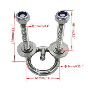 ห่วงลากสกีน้ำสแตนเลส 316 อุปกรณ์จอดเรือ อุปกรณ์ยึดจับ - Product Image 4