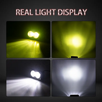 Combo de vaina de iluminación LED ultrabrillante de 20W IP67, resistente al agua, 1200LM, para camiones 4x4, haz de luz de punto/inundación, nuevo auxiliar