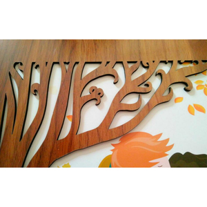 <span class=keywords><strong>Album</strong></span> Fotografico Tascabile in Legno Intagliato 29*29cm con Rilegatura a Spirale e Capacità di Oltre <span class=keywords><strong>200</strong></span> <span class=keywords><strong>Foto</strong></span> per Conservare e Organizzare Ricordi - Product Image 2
