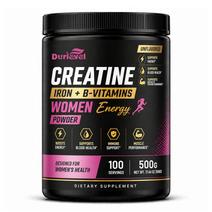Creatina OEM con Hierro y Vitaminas B, Polvo Energético para Mujeres, Halal, ISO, HACCP, Bolsa de 500g, MOQ Bajo, Entrega Rápida, <span class=keywords><strong>Precio</strong></span> Competitivo - Product Image 2